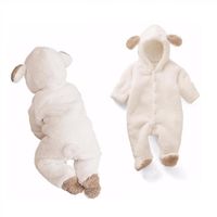 Baby Baby Rodper Autumn Winter Warm Fleece Infant Boy Girls Mumpsuit Pijamas Roupas 2110231894
