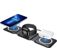 Wireless Charger 3 in 1 Magnetic Foldable Charging Station f...