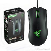 Razer Deathadder Chroma 10000dpi Gaming Mouse-Usb Wired 5 Boutons Capteur optique souris Razer Mouse Gaming MICE PACKAGE Package275E