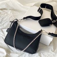 Venta de bolsas de nylon de diseñador de lujo 3 piezas Set de tres piezas Triple Womens Handbag Bolsas para el hombro