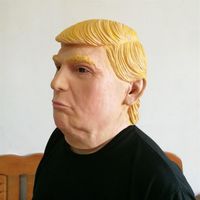 U S Presidente Trump Mask Personaggi Trump Evil Masquerade Party Hilary Funny Headgear203P