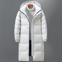 30 degrés hiver épaissis les vestes des hommes pour hommes chauds hommes hommes femmes décontractées canard blanc en bas manteau hiver neige de neige 220830