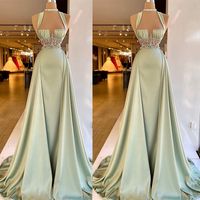 Evening Dress Arabian Green Mermaid Prom Gowns 2022 Elegant ...