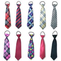 Sevimli erkek kızlar renk elastik ayarlanabilir kravat çocukları bağlar desenli çocuklar kravat rahat boyun bağları kravat okul üniformaları set339e