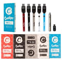 Cookies VV Pr￩ -aquecendo kits de bateria de 350mAh Vari￡vel Tens￣o Ajust￡vel 510 Frea Vape Pen