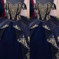 Vestido Quinceañera Dorado Azul Marino al por mayor a precios baratos | DHgate Vestido Quinceañera Dorado Azul Marino al por mayor a precios baratos | DHgate