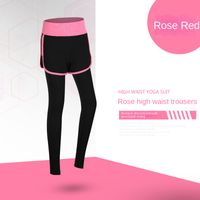 Дизайнерская набор йога одежда для женщин носит спортивные штаны и поддельная юбка 2xl 3xl