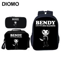 Diomo Bendy и школьные сумки для машины чернила для подростков для девочек -рюкзак набор для мужчин Feminina ноутбук Chilren Bagpack большой милый J1229n