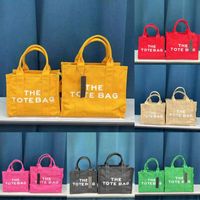 Tote Bag Ünlü Kadın Çanta 2022 Yeni Yaz Moda Tuval Omuz Çantaları