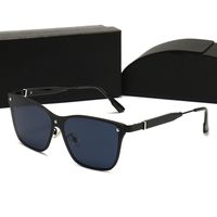 Marca de designer de atacado Óculos de sol para mulher MEAL METAL FRAME POLAROID PC UV400 Lentes anti-UV viagens de férias polarizadas de alta qualidade de moda clássica óculos