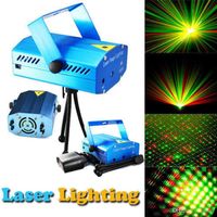 150mw Laserbeleuchtung Mini Rotgrün bewegender Party Blau /Schwarz Körper DJ Party Licht funk
