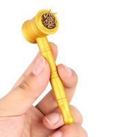 Pouce de tuyau de tabac en m￩tal accessoires de fume ￠ cigarette mini cigarette Pipes en acier inoxydable Smoke Dab Stocks Spoon Hand