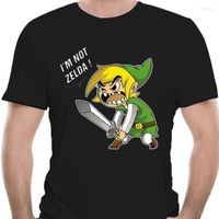 Camisetas para hombres Camiseta para hombres Camiseta No soy Zelda Light Blue Tshirts Mujeres