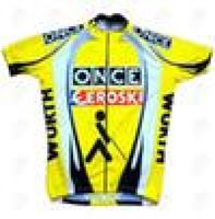 Retrò una volta Eroski Team Yellow Cyrsey Jersey Men Short Short Road Racing Bicycle Bike Shirts MAILLOT Ciclismo Hombre 0311