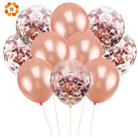 10pcs lot 12inch Confetti Air Balloons Happy Birthday Party Party Balloons Helium Balloon Decorations Wedding Ballons Supplies1872