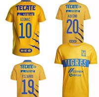 Tigres Soccer Jersey 10 Gigna 7 Stars 9 Vargas 22-23 맞춤형 태국 품질 축구 마모 수락 된 온라인 상점 마모