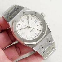 Top Mens Watch 41mm 마스터 자동 기계식 패션 스틸 방수로 빛나는 Montre de Luxe Designer Watches Men Royal Wristwatch Silver Gold
