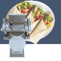 55W kommerzieller Edelstahl elektrischer Tortilla Pressautalauta Make Machine Machine Gewerbete Pizza -Teig Pressmaschine297V