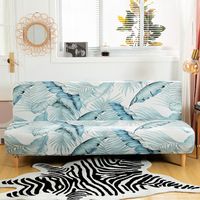 Stuhlabdeckungen Meijumer All -Inclusive -Sofa Blumen ohne Armlehnenbett enge Wrap -Wrap -GLASTE Protektor Slipcover Couch 220830