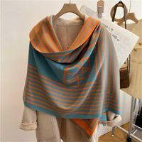 Шарф -полосатые кашемировые шарф для женщин для женщин