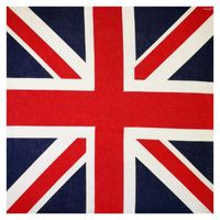 الأوشحة 54x54cm للجنسين بريطانيا العلم الاتحاد جاك راكب الدراجة النارية باندانا مشجعي كرة القدم الكرنفال الالتفاف الهيب هوب منديل