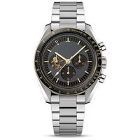 Principais relógios suíços para homens Apollo 11 50º aniversário Deisgner Assista Quartz Movem
