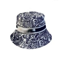 قبعات حافة بخيل العلامة التجارية الكلاسيكية الصياد قبعة قبعة حزام أزياء حوض حوض دلو القبعات