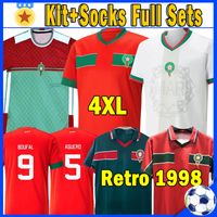 2022 Qatar World Cup Retro morocco Soccer Jerseys 1988 ZIYEC...