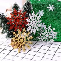 3pcs/مجموعة زخرفة زخرفة الثلج في عيد الميلاد شجرة عيد الميلاد البلاستيك الثلج قلادة عيد الميلاد حفلات الثلج الحزب الزخرفة Supplies BH7504 TYJ
