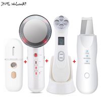 Face Massager EMS LED Light Skin Care Beauty Device Ultrason...