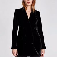 Women' s Suits 2022 Autumn Blazer Women Velvet Suit Slim...