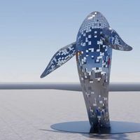 Sanat ve El Sanatları Shiny Hollow Design Dolphin şekil heykeli özelleştirilebilir