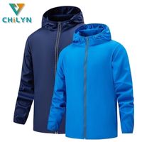 야외 재킷 후드 Chilyn Mens 방수 하이킹 재킷 스포츠 캠핑 캠핑 비 여성 Sun UV 보호 옷 빠른 건조 의류 220830