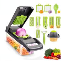 Kitchen Tools 14- In- 1 Vegetable Fruit Chopper Cutter Food On...