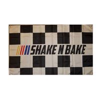 Ricky Bobby Talladega Nights Shake N Bake Flag Banner Dorm College Dorm 3x5 Feet Impresión digital 100d Poliéster con arandelas263s