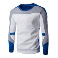 Men' s Sweaters Stylish O Neck Thicken Male Sweatshirt S...