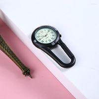 Orologi tascabili Unisex Sport Outdoor Carabiner Watch Case Quarzo Luminose Mani Luminose FOB Vintage per alpinismo