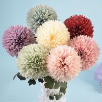 Fleurs décoratives Fleur artificielle Tissu de soie 55 cm Single Onion Ball Wedding Road Road Living Room Party Christmas Decoration