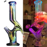 smoking water pipes colorful glass bong downstem perc glass ...