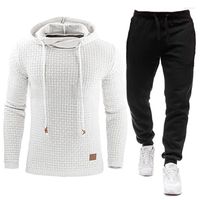 Herren Traursuits Hoodie Marke Fleece Anzug Sportswear Herrenmodehosen Jogger Spring und Frauen Sweatshirt M￤nner Pullover Black 3xl