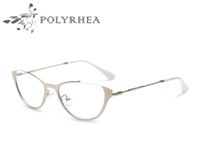 2021 Marka Tasarımcısı Kedi Göz Gözlük Çerçeveleri Kadınlar Vintage Optik Moda Çerçevesi Kutu ve Case8855021