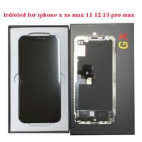 Panles OLED LCD para iPhone X XR XS XSMAX 11 12 13 Mini Pro Max Promax Display 3D Digitizer Touch Screen Assembly 100% testado TFT Incell AMOLED