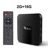 TX3 MINI Android 10 TV Box Allwinner H313 2GB 16GB Set Topbox 4K 1G 8G 스마트 미디어 플레이어