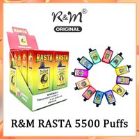 RM RM RM RASTA 5500 PUFFS Disponível E Cigarette Limited Edition BAR