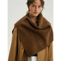 Sciarpe autunno e inverno New Fashion Yak Capelli per lana Cover One Solid Coloro Coreano Versatile Scialpe a scialle di maglieria