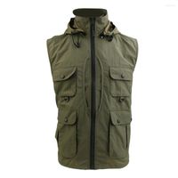 Hunting Jackets Men' s And 2 D- rings Light Waterproof Mul...
