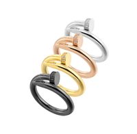 Love Nail Rings Designer Ring Classic C Design Men Women Tit...