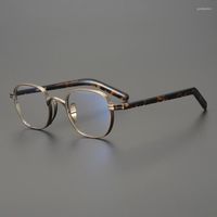 Sunglasses Frames Japanese Hand- Made Pure Titanium Glasses F...