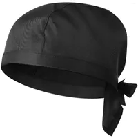 Bakeware Araçları Şapka Şef Kapakları Şapkalar Beanie Scrub Mutfak Yemek Kapağı Hizmet Kafatasları Saç Yemek Erkekler Korsan Çalışma Restoranı Erkek Ağlar Nefes Alabilir