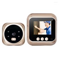 Camera da campanello 1080p Home Smart Security Door Pecephole con display sullo schermo ad alta definizione da 2,4 pollici